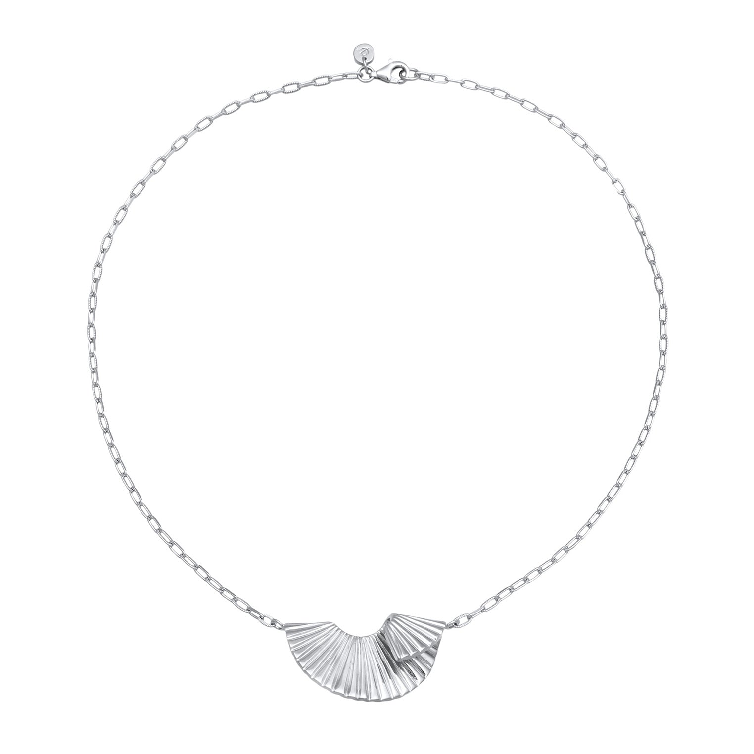 Silber - Elli PREMIUM | Halskette Anhänger Organic | 925 Sterling Silber