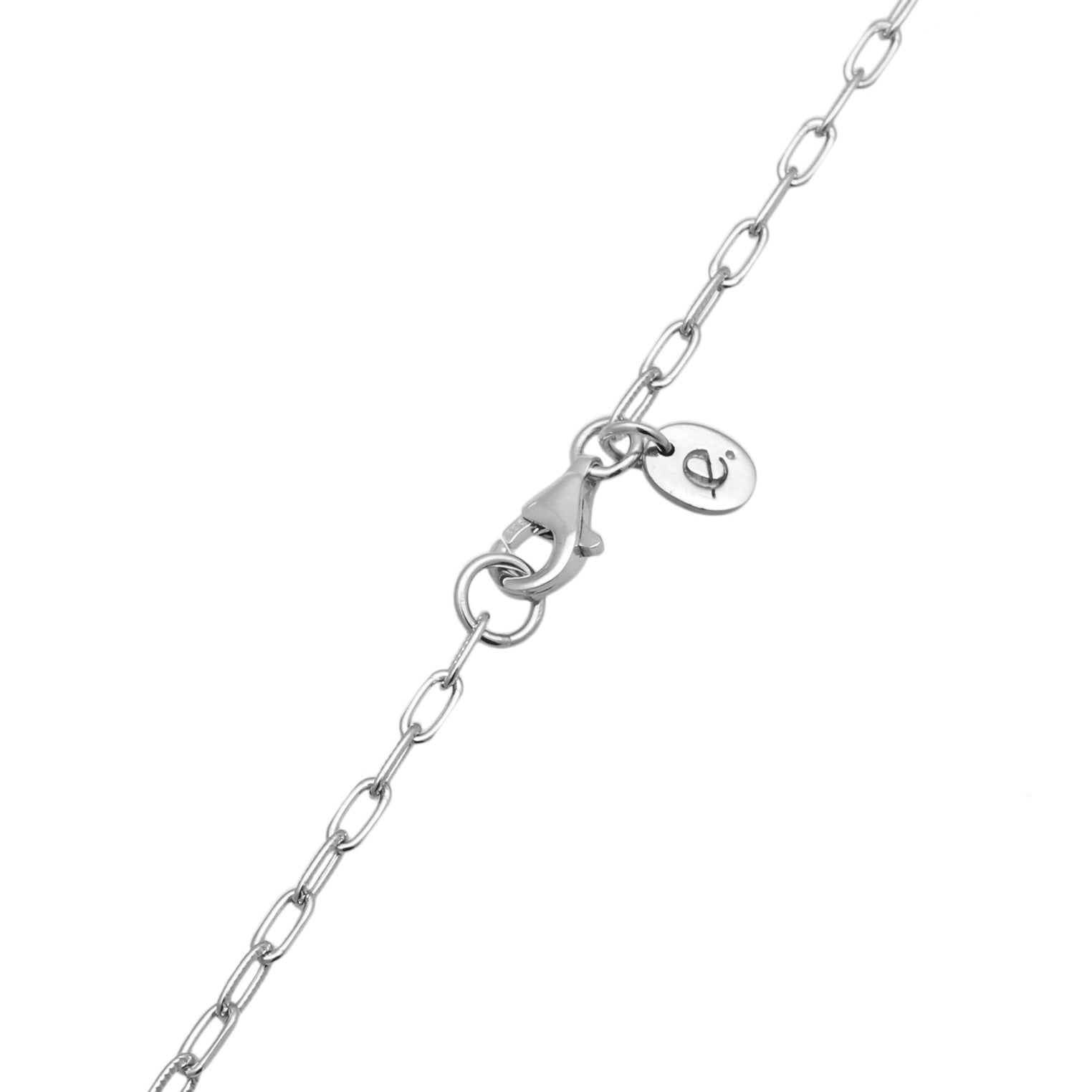 Silber - Elli PREMIUM | Halskette Anhänger Organic | 925 Sterling Silber