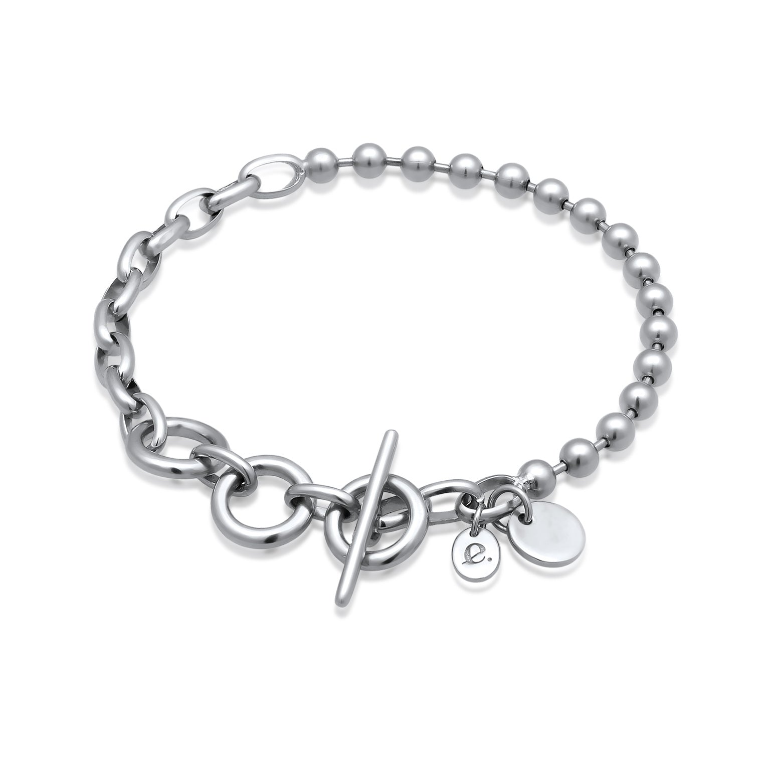 Silber - Elli PREMIUM | Armband | Glieder Kugel Design | 925 Sterling Silber