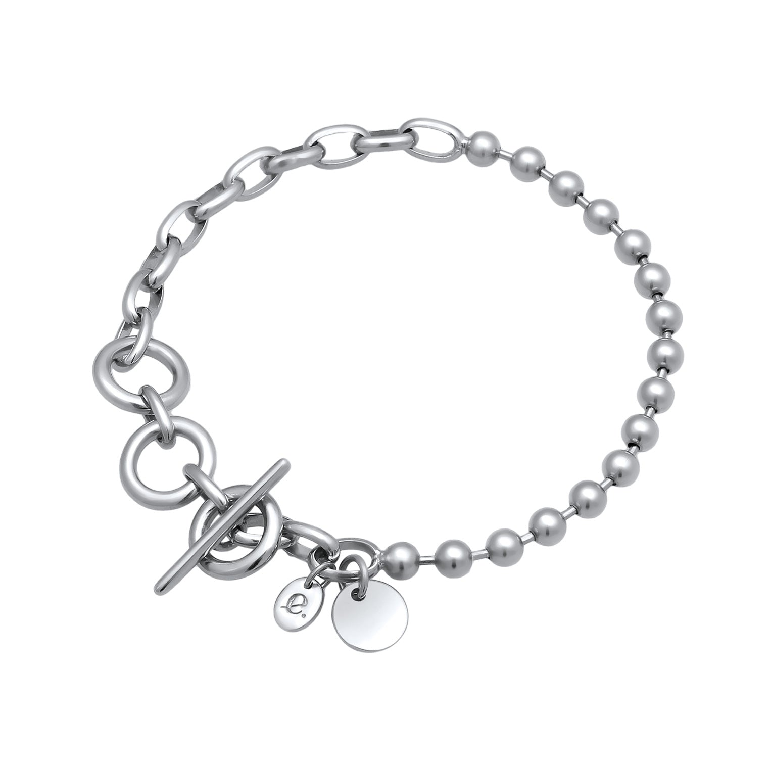 Silber - Elli PREMIUM | Armband | Glieder Kugel Design | 925 Sterling Silber