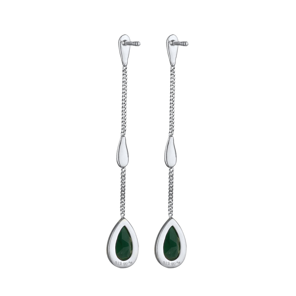 Drop Earrings | Quartz (Green)