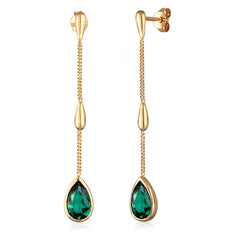 Drop Earrings | Quartz (Green)