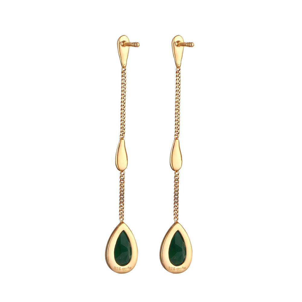 Drop Earrings | Quartz (Green)