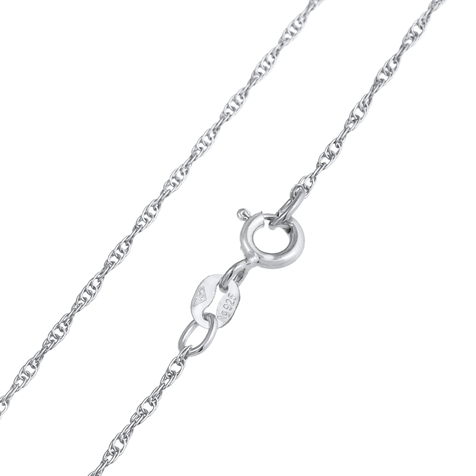 Silber - Elli | Halskette Herz-Anhänger | 925 Sterling Silber