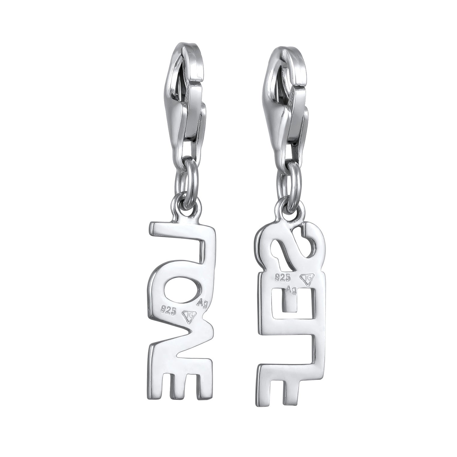 Silber - Elli | Charm SELF LOVE | 925 Sterling Silber