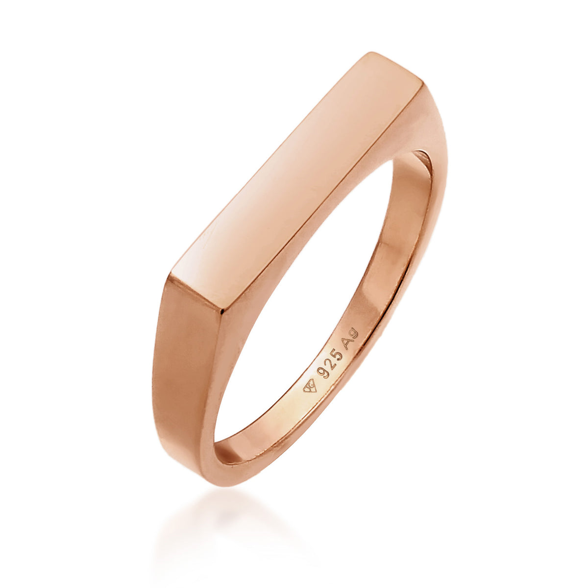 Roségold - Elli | Pinky Ring | 925 Sterling Silber Rosévergoldet