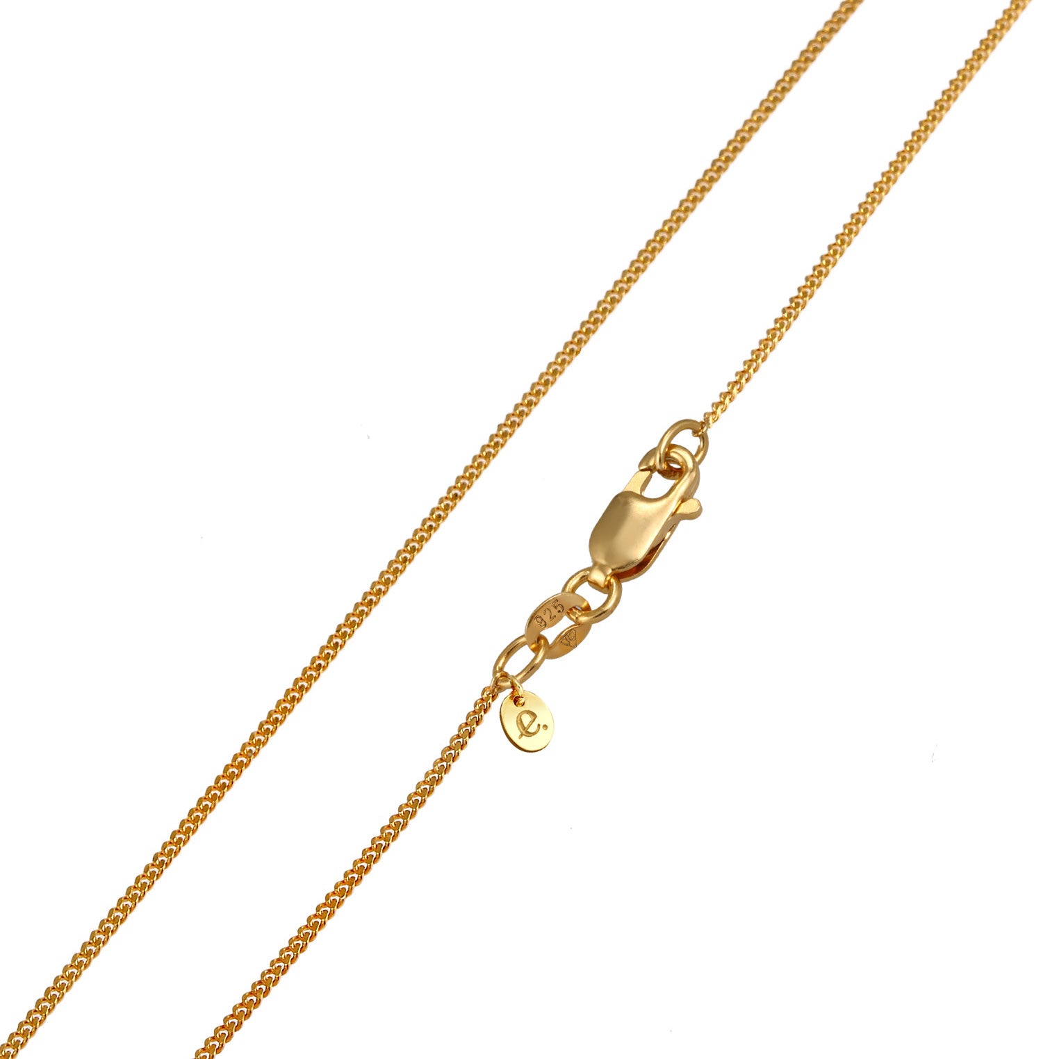 Gold - Elli PREMIUM | Halskette | Topas & Morganit (Pfirsich) | 925 Sterling Silber vergoldet