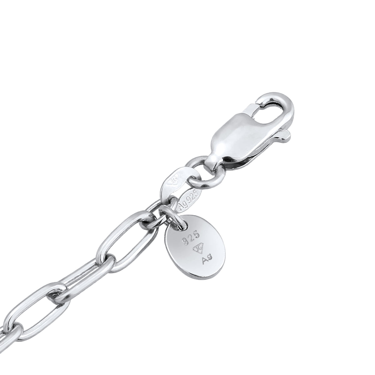 Silber - Elli PREMIUM | Y-Halskette | Synthetische Perlen (Weiß) | 925 Sterling Silber