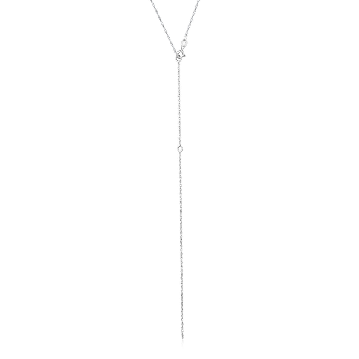 Silber - Elli | Y-Gliederhalskette | 925 Sterling Silber