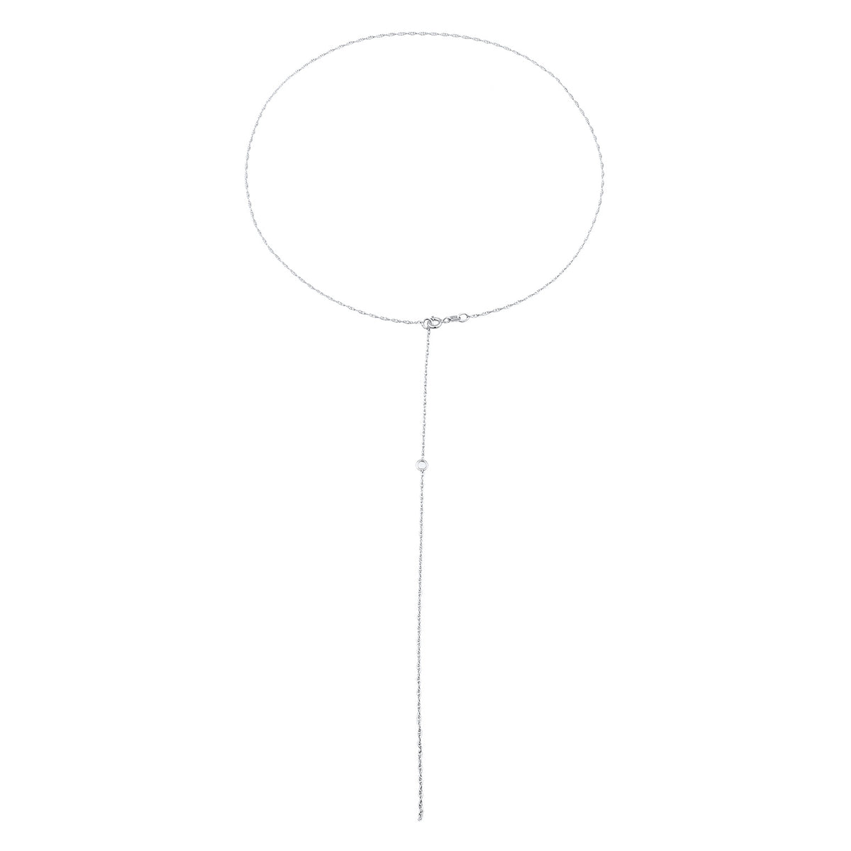 Silber - Elli | Y-Gliederhalskette | 925 Sterling Silber