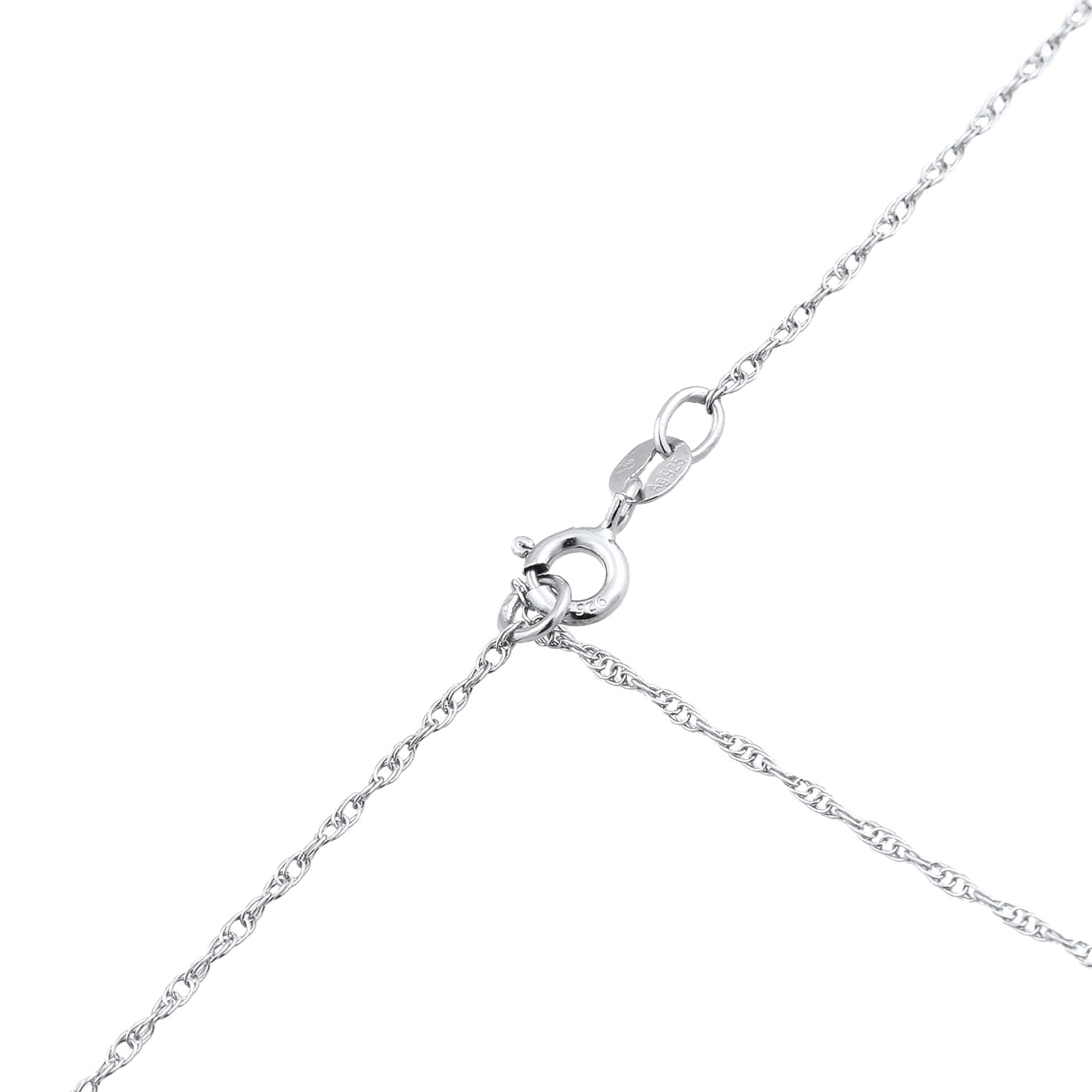 Silber - Elli | Y-Gliederhalskette | 925 Sterling Silber