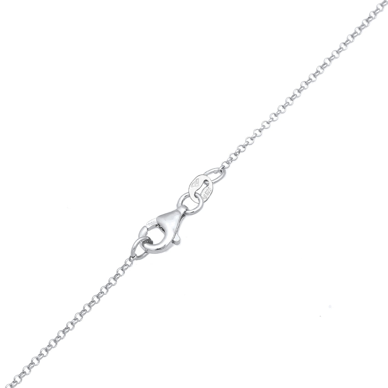 Silber - Elli | Halskette Dackel Anhänger | 925 Sterling Silber