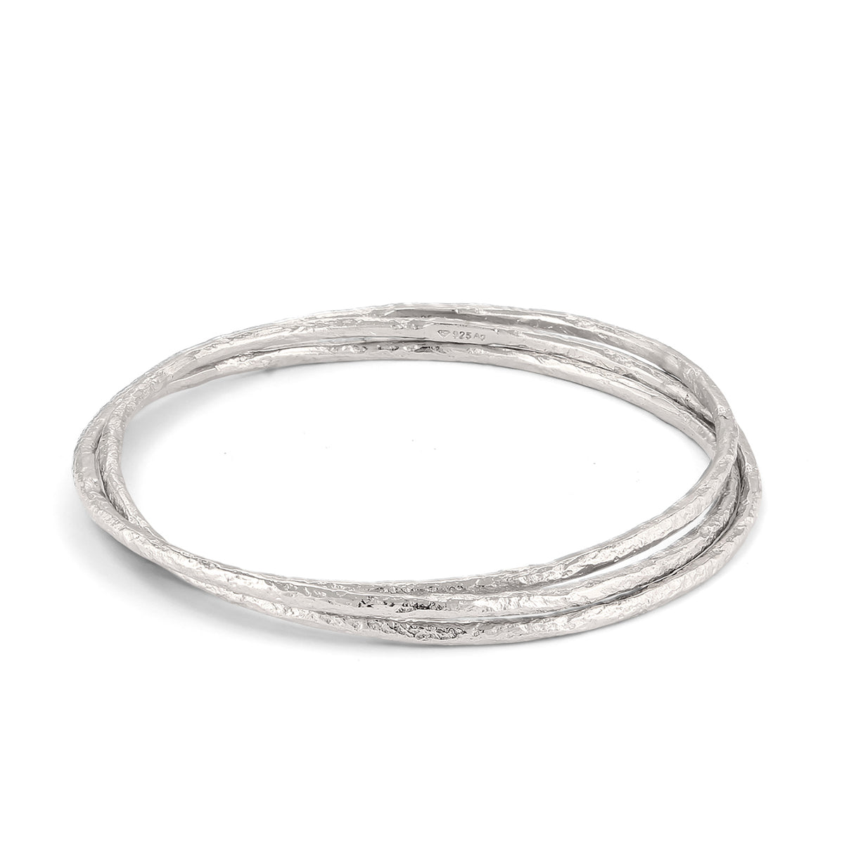 Silber - Elli PREMIUM | Armreif Trio Organic | 925 Sterling Silber