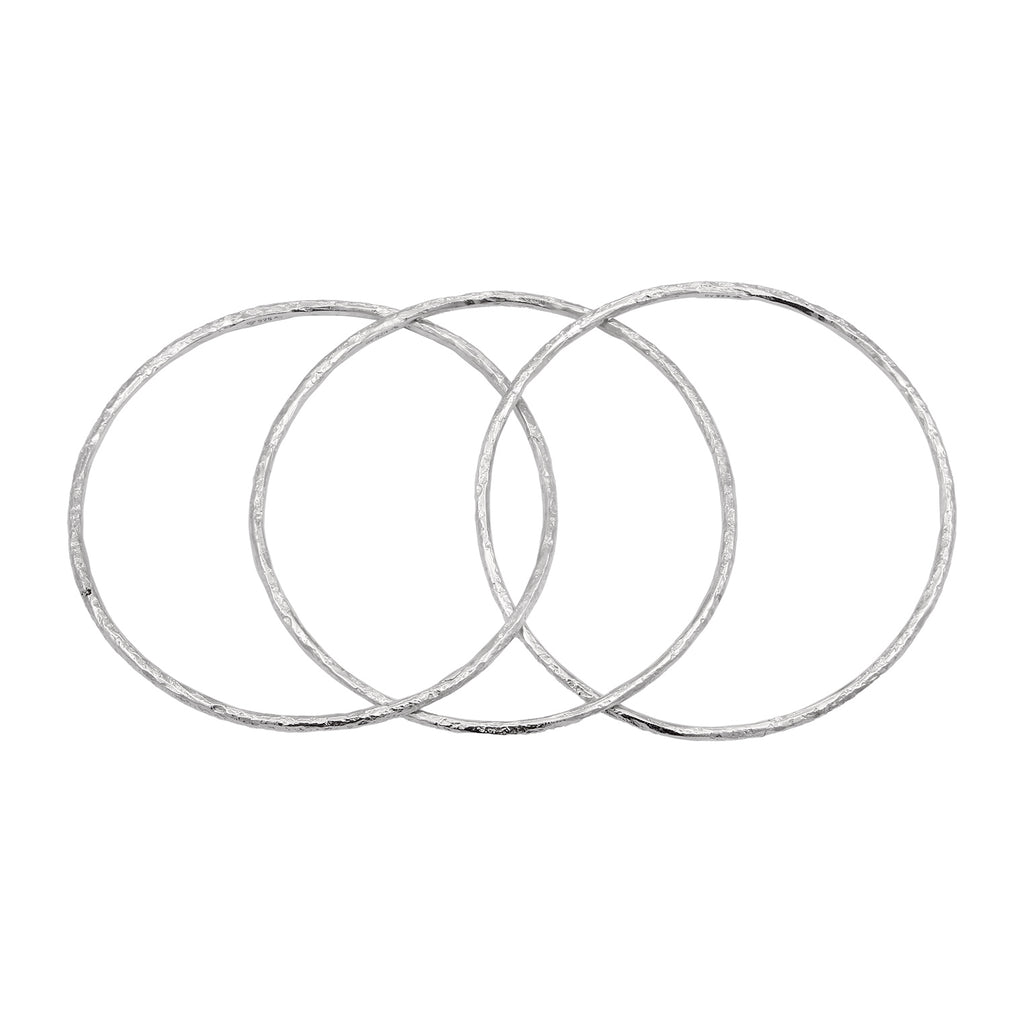 Silber - Elli PREMIUM | Armreif Trio Organic | 925 Sterling Silber