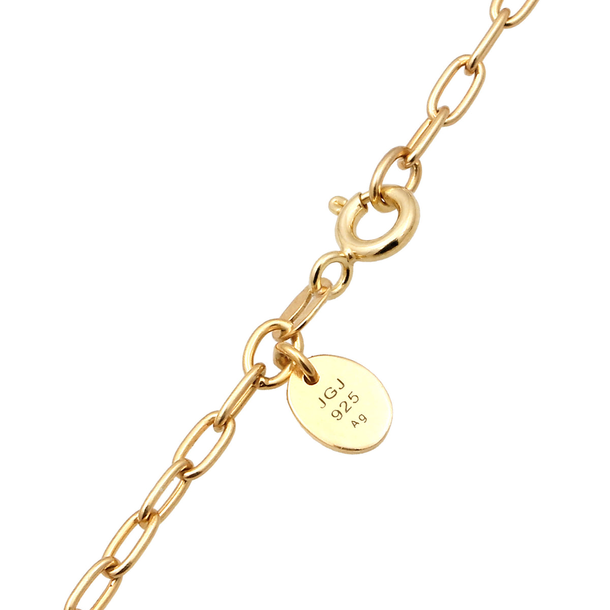 Gold - Elli PREMIUM | Glieder-Halskette Herz | Saphir (Blau) | 925 Sterling Silber vergoldet