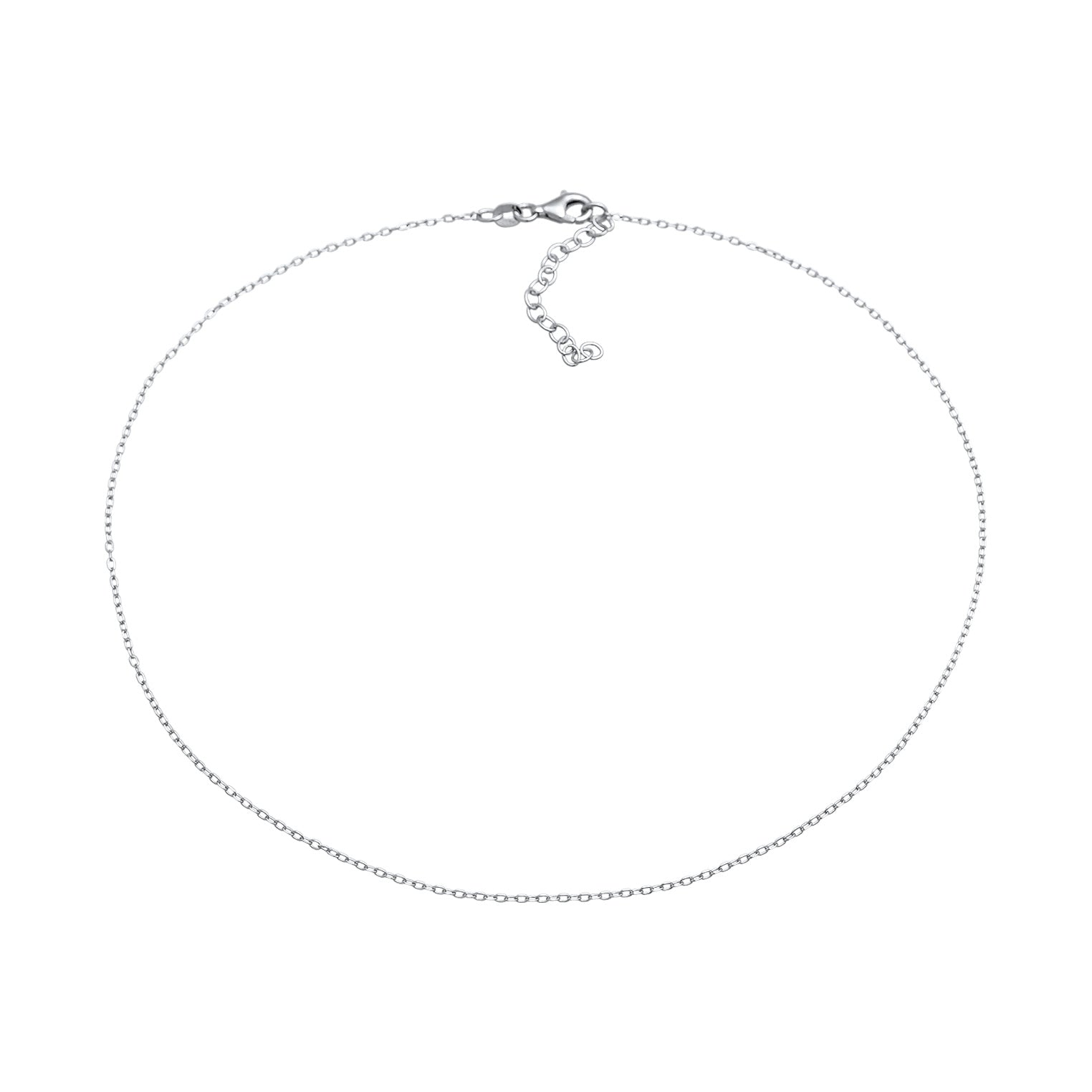 Silber - Elli | Halskette Choker | Gliederkette | 925 Sterling Silber