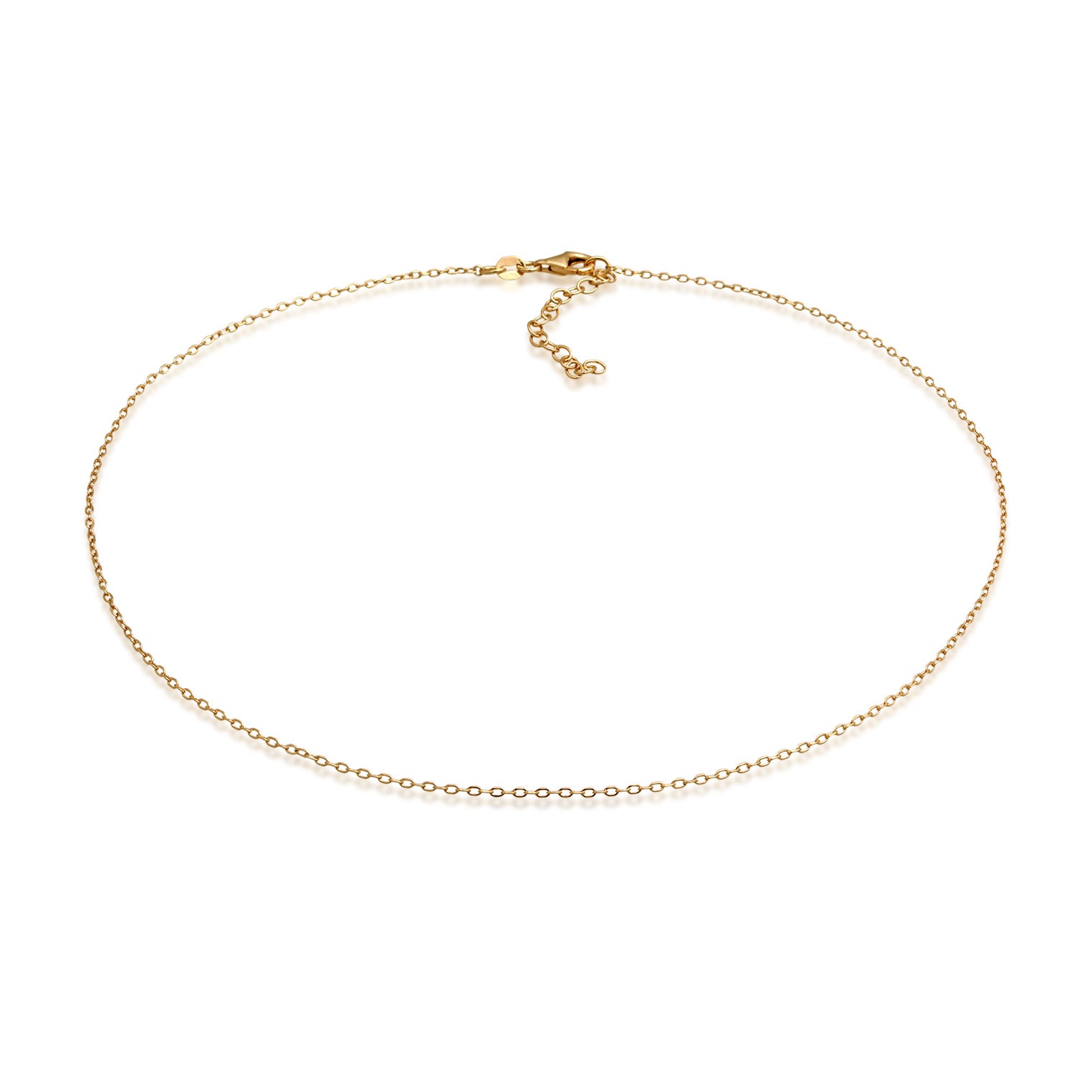 Gold - Elli | Glieder-Choker | 925 Sterling Silber vergoldet