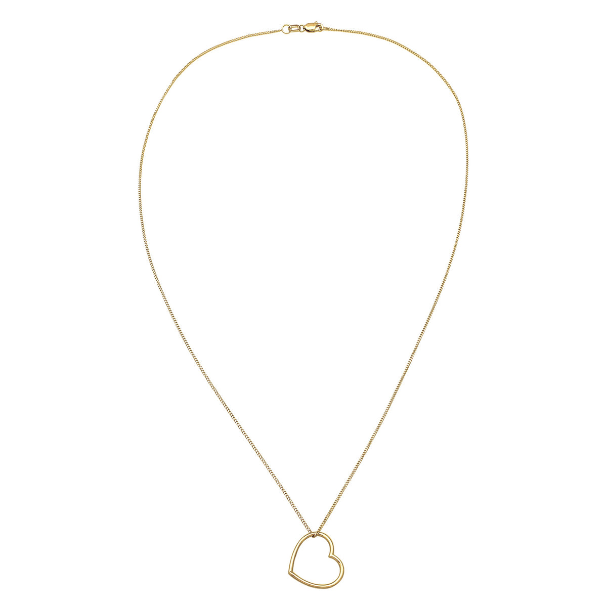 Gold - Elli PREMIUM | Halskette Herz | 375 Gelbgold