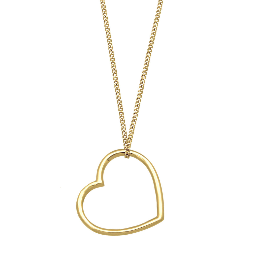 Gold - Elli PREMIUM | Halskette Herz | 375 Gelbgold