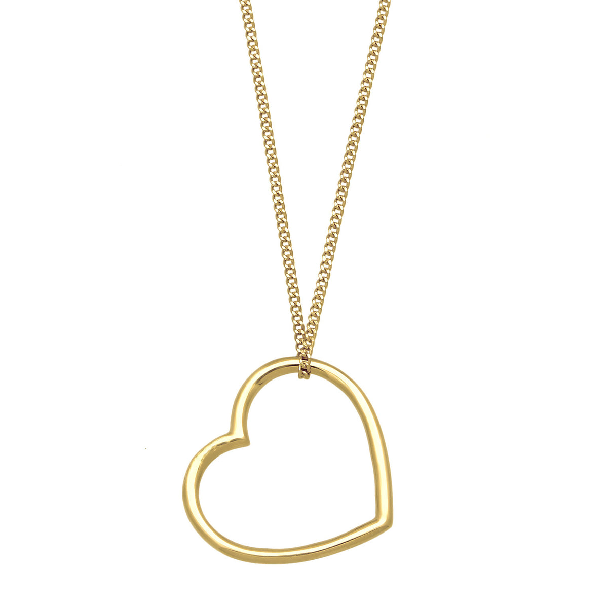 Gold - Elli PREMIUM | Halskette Herz | 375 Gelbgold