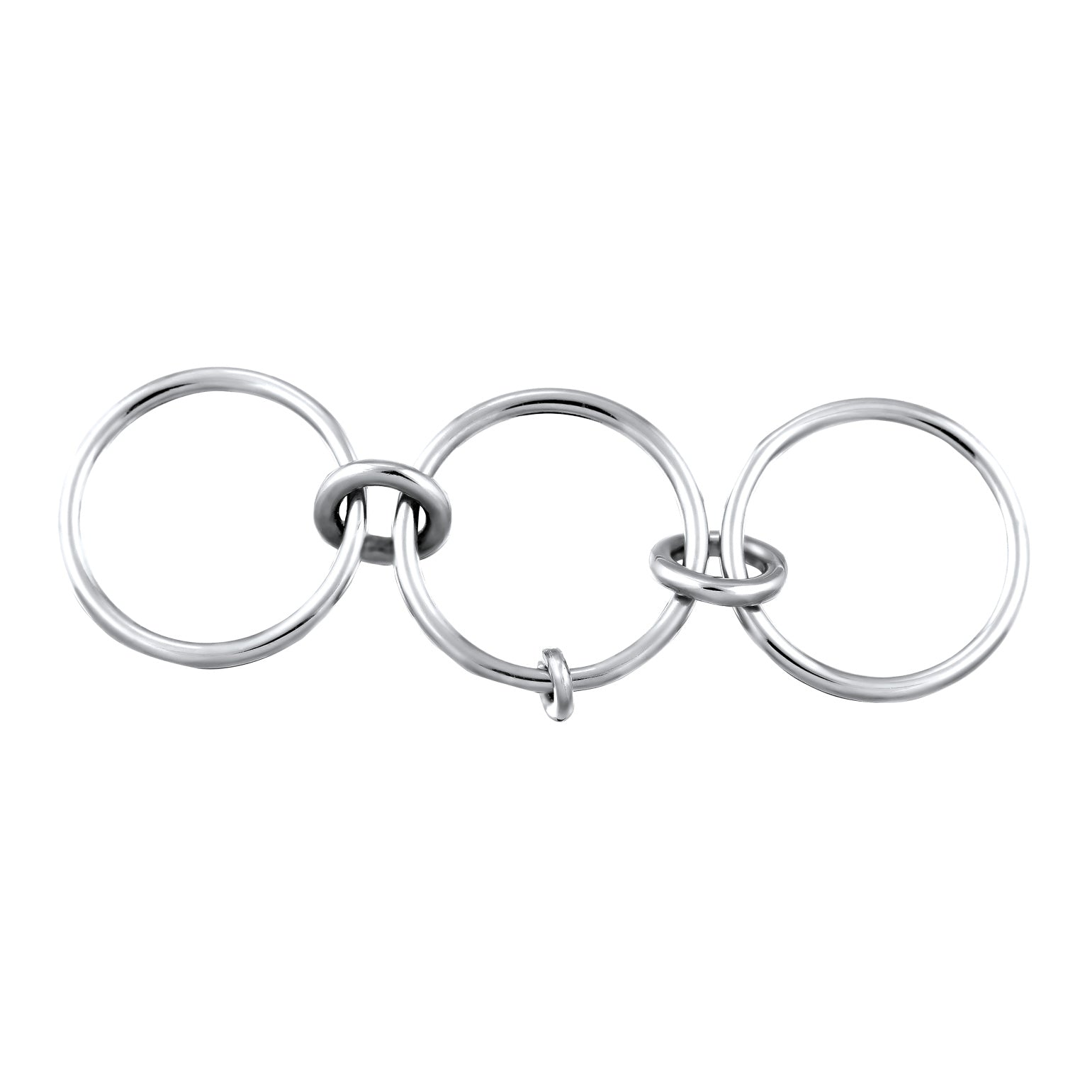 Silber - Elli | Stapelring Knoten | 925 Sterling Silber