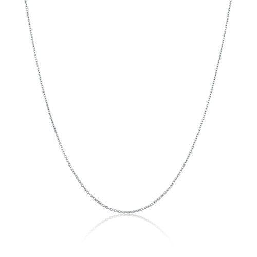 Silber - Elli | Anker-Halskette Basic | 925 Sterling Silber