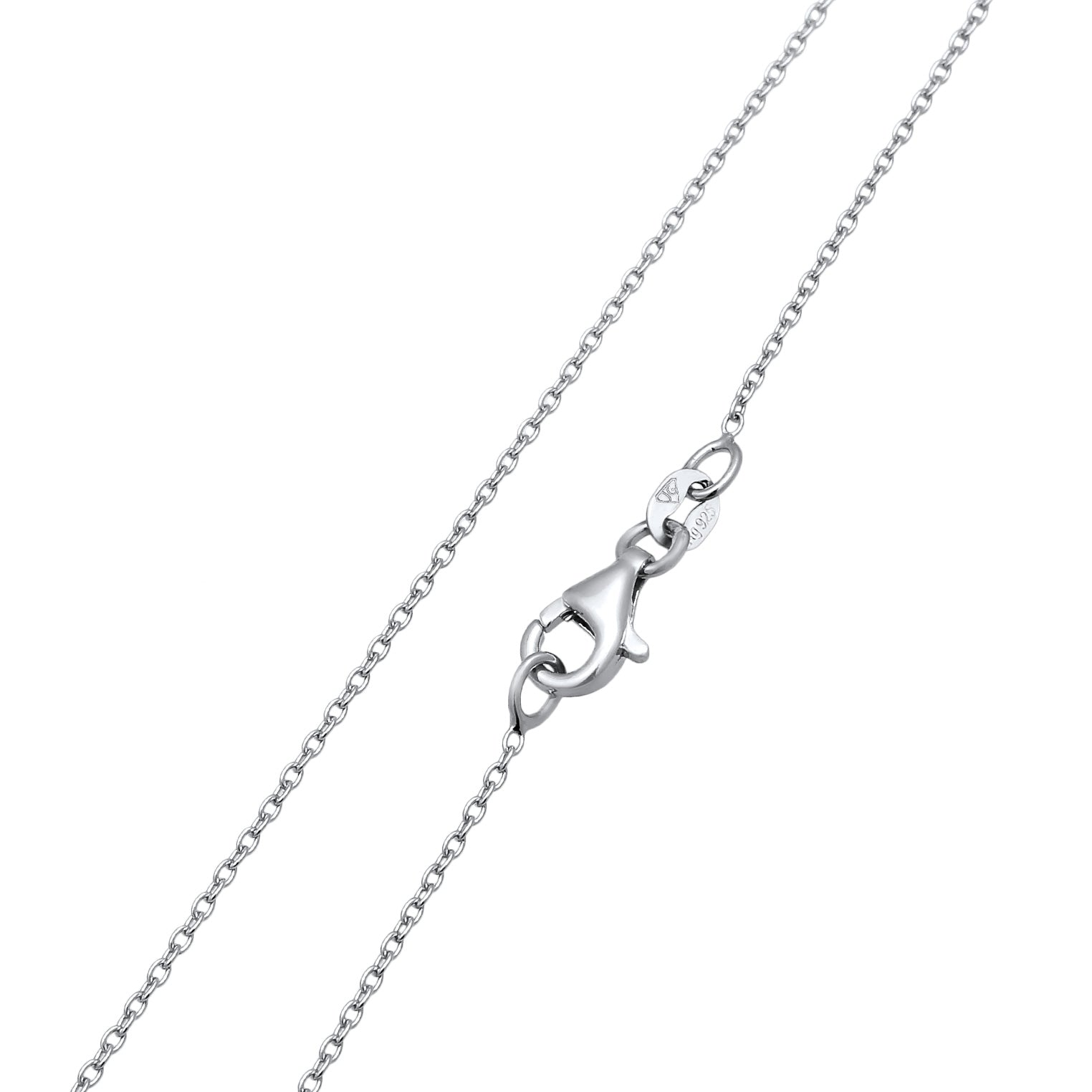 Silber - Elli | Anker-Halskette Basic | 925 Sterling Silber