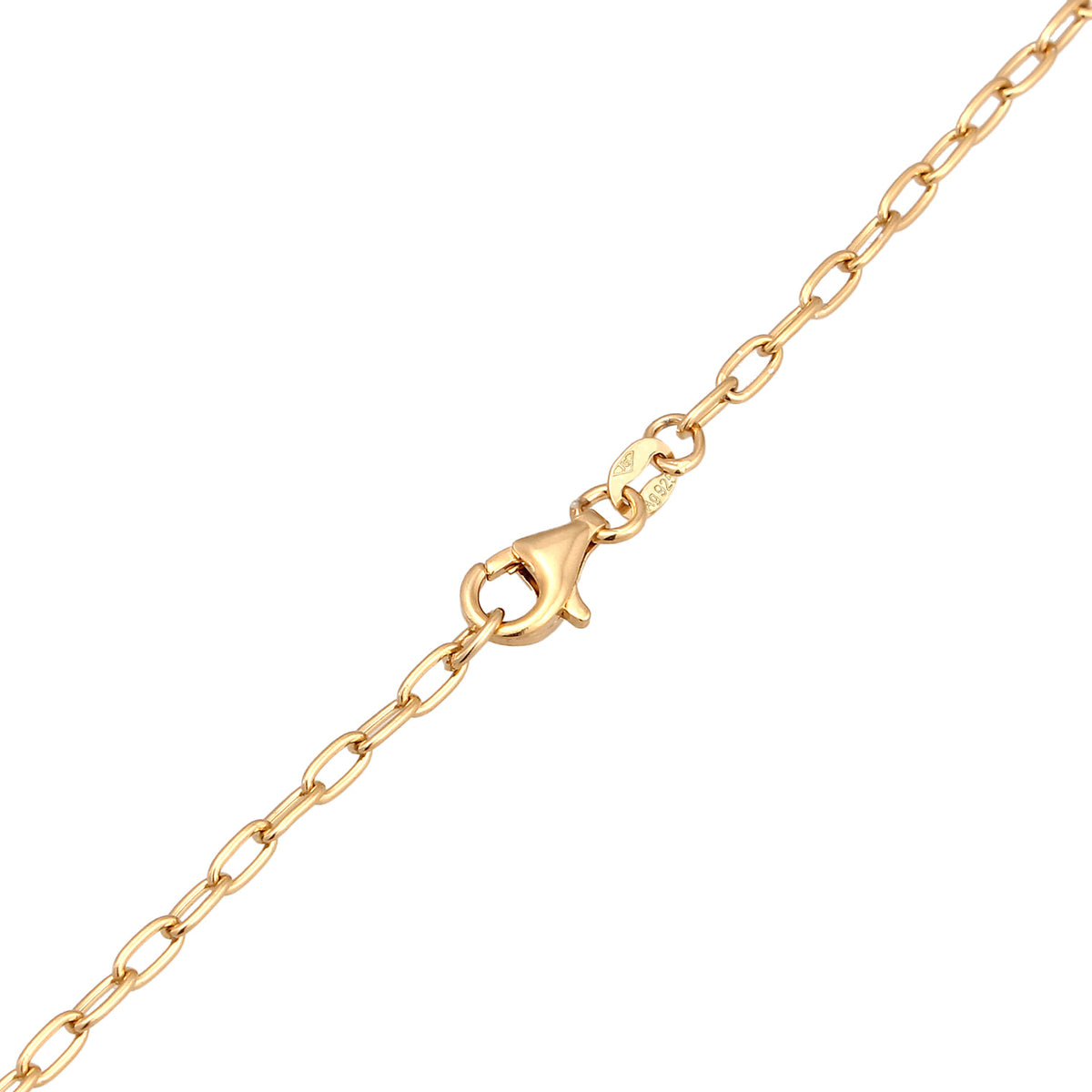 Gold - Elli | Halskette Herz Infinity | Mit Kristallen von Swarovski® (Weiß) | 925 Sterling Silber vergoldet
