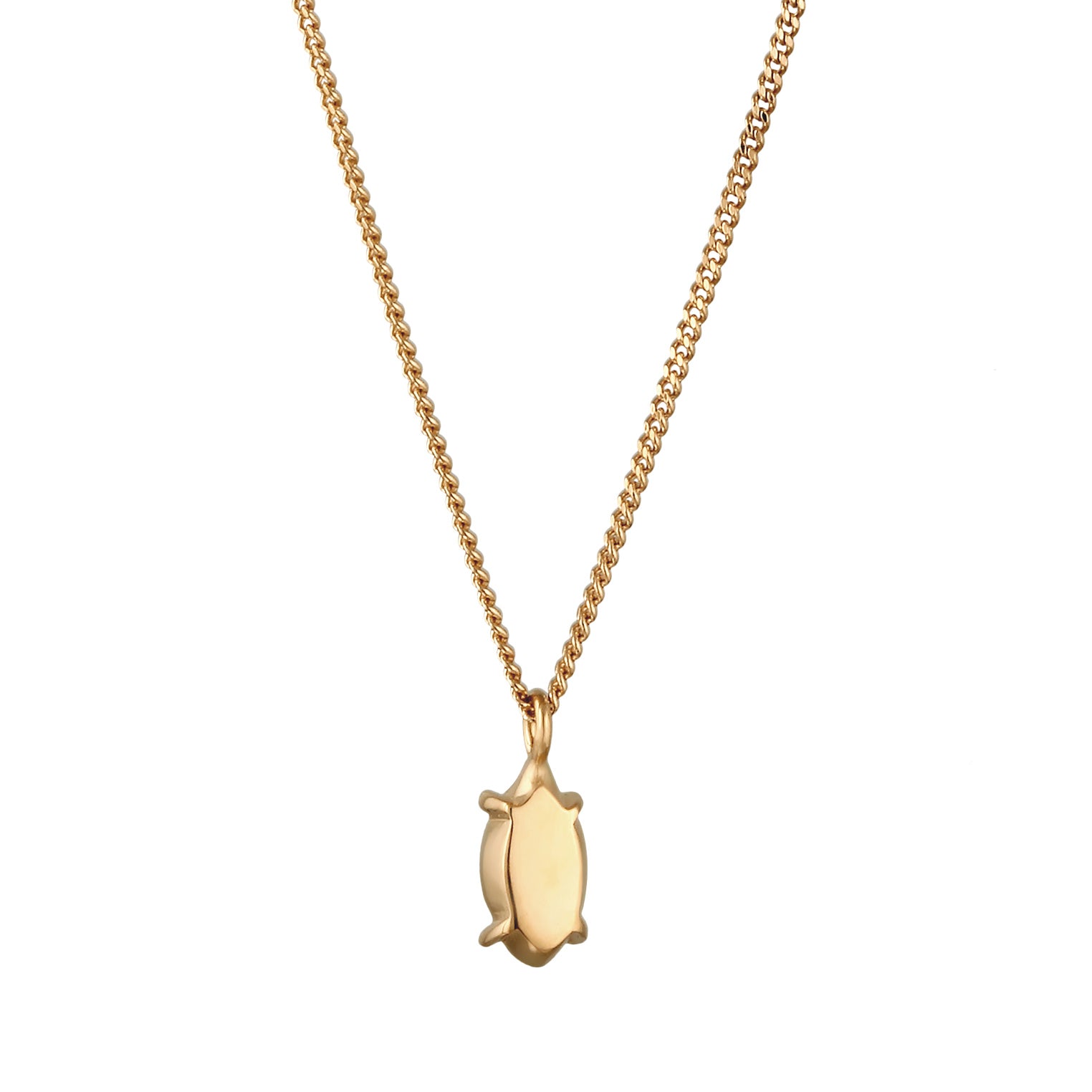 Gold - Elli | Solitär-Halskette | Mit Kristallen von Swarovski® (Rose) | 925 Sterling Silber vergoldet