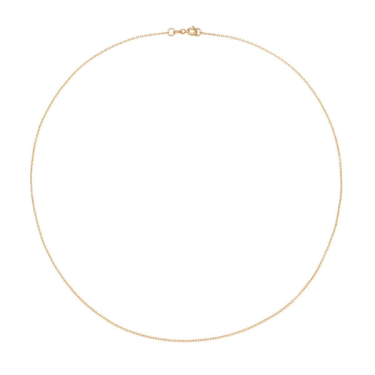 Gold - Elli PREMIUM | Anker-Halskette Basic | 585 Gelbgold