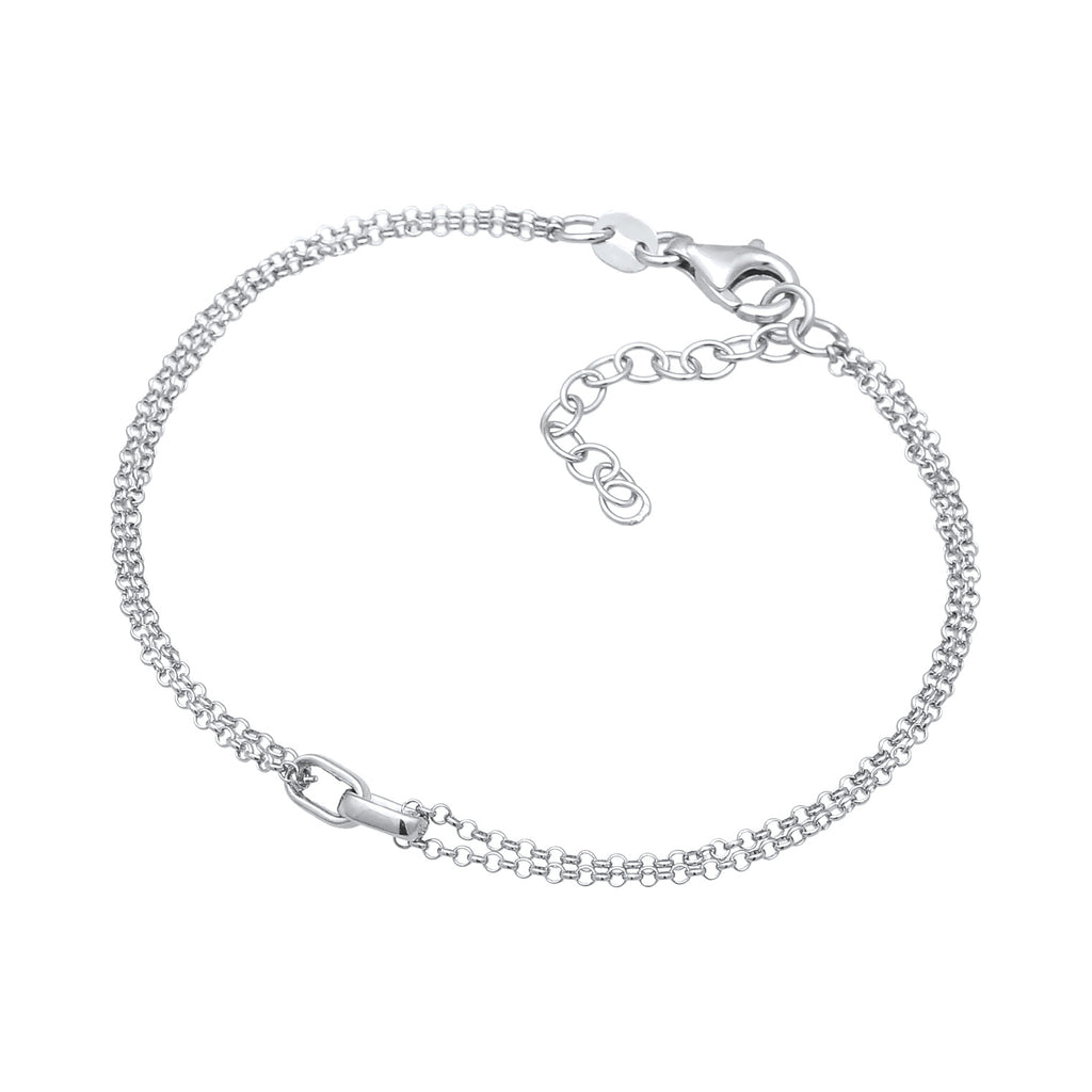 Silber - Elli | Armband Gliederelement | 925 Sterling Silber