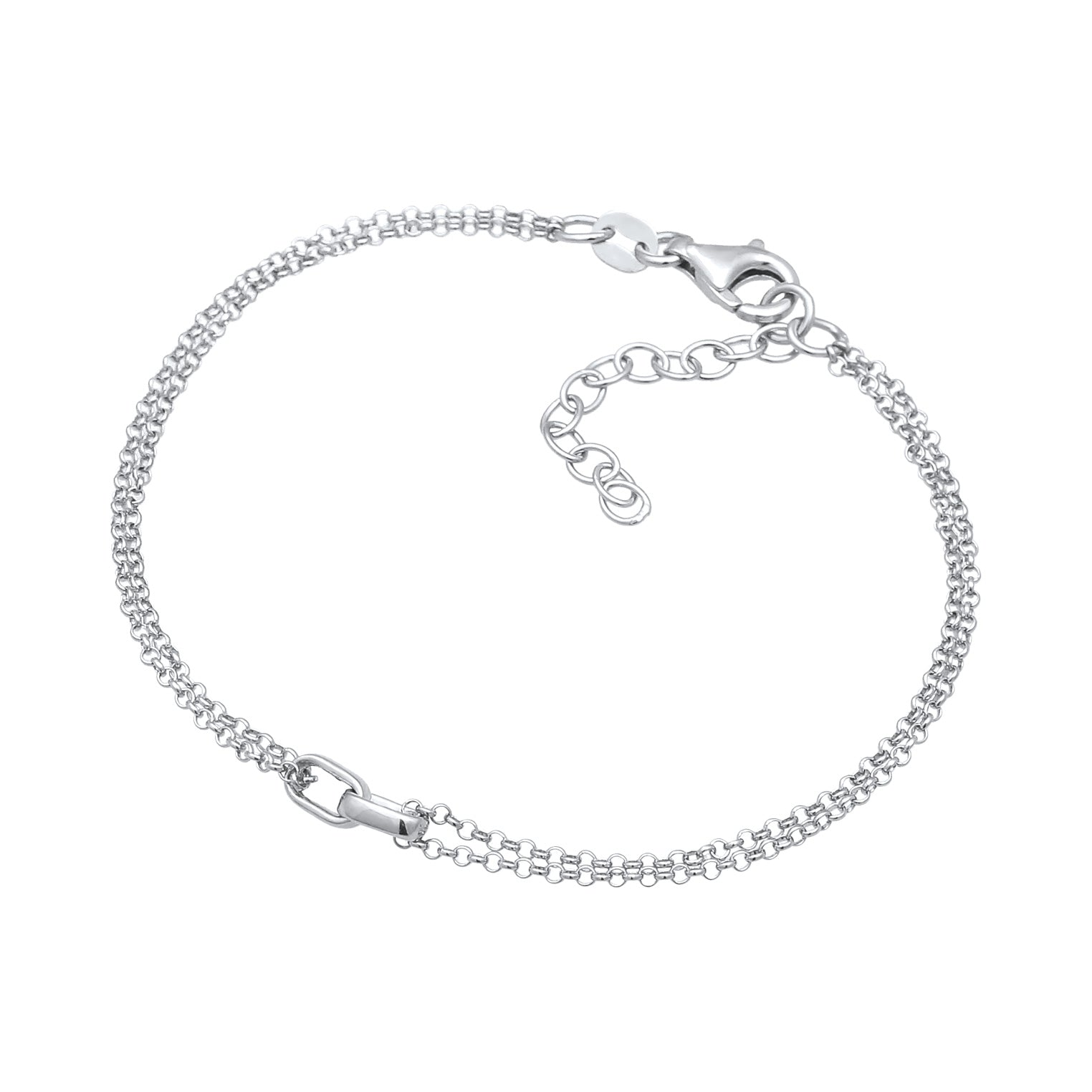 Silber - Elli | Armband Gliederelement | 925 Sterling Silber