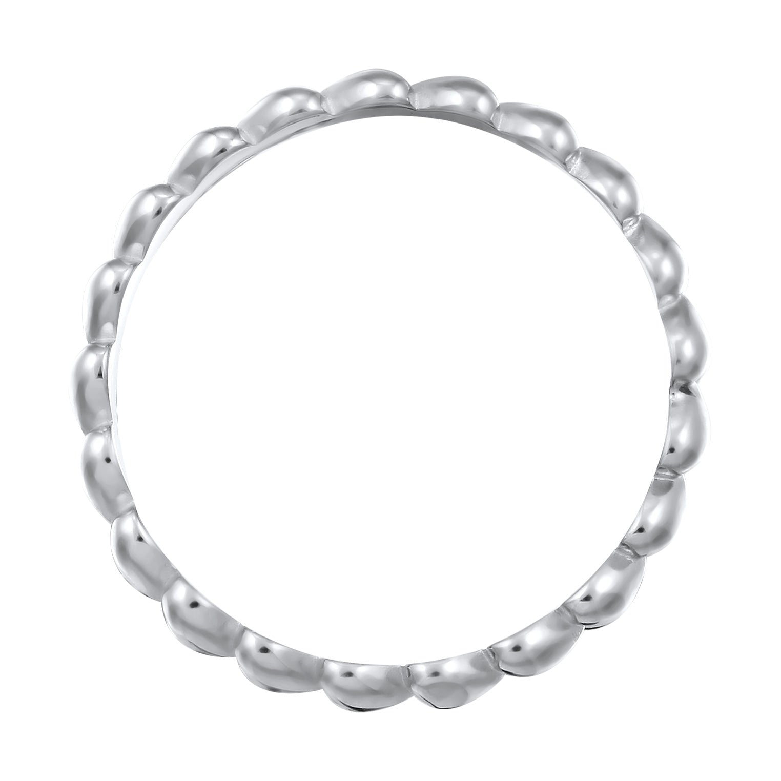 Silber - Elli | Bandring Herz | 925 Sterling Silber