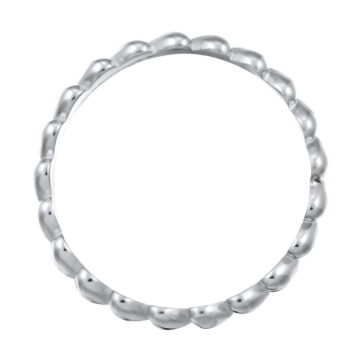 Silber - Elli | Bandring Herz | 925 Sterling Silber