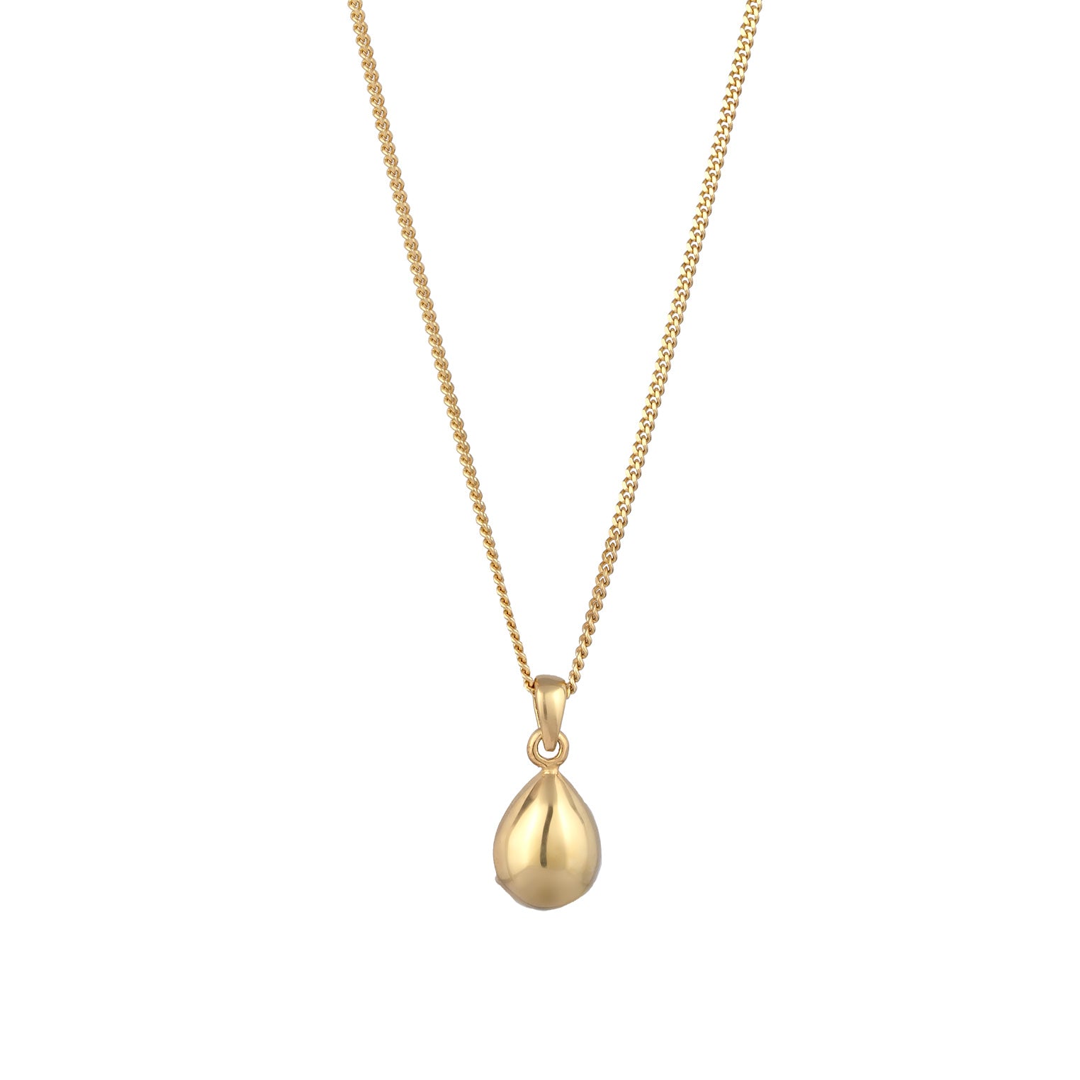 Gold - Elli | Halskette Tropfen | Mit Kristallen von Swarovski® (Rose) | 925 Sterling Silber vergoldet