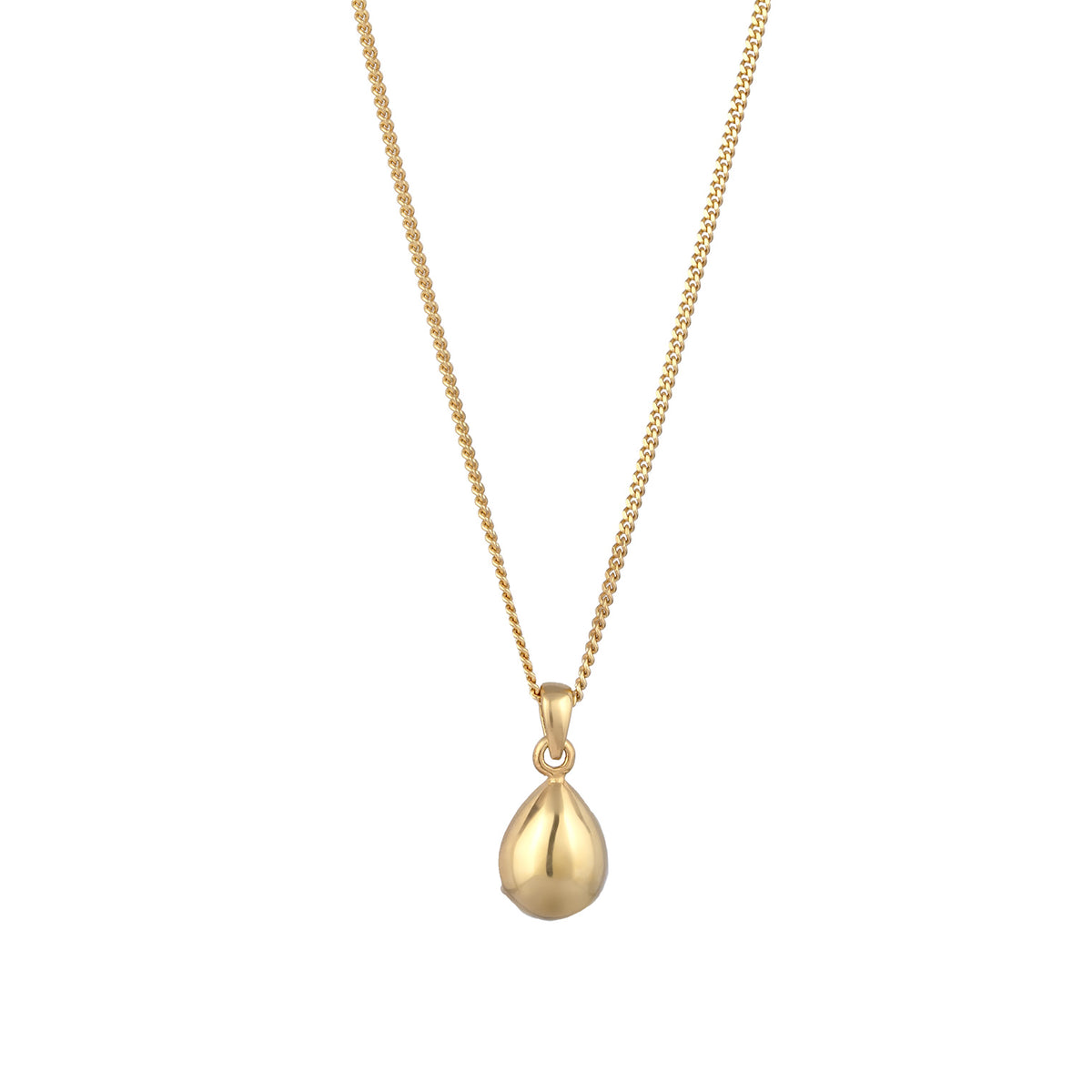 Gold - Elli | Halskette Tropfen | Mit Kristallen von Swarovski® (Rose) | 925 Sterling Silber vergoldet