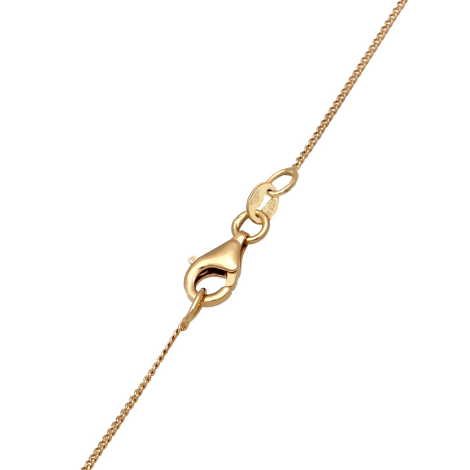 Gold - Elli | Halskette Tropfen | Mit Kristallen von Swarovski® (Rose) | 925 Sterling Silber vergoldet