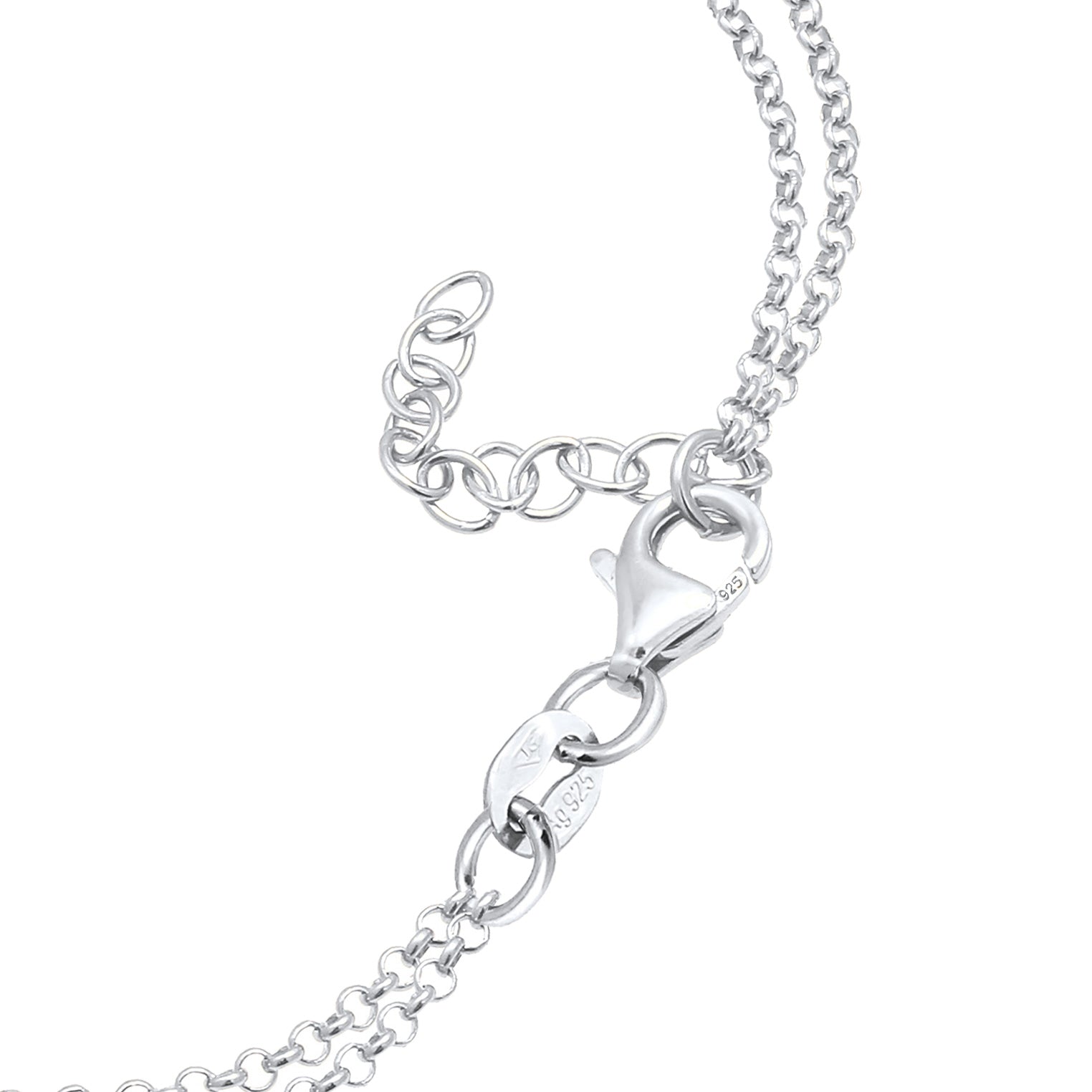 Zweifarbig - Elli | Armband Herz & Infinity | Bicolor | 925er Sterling Silber