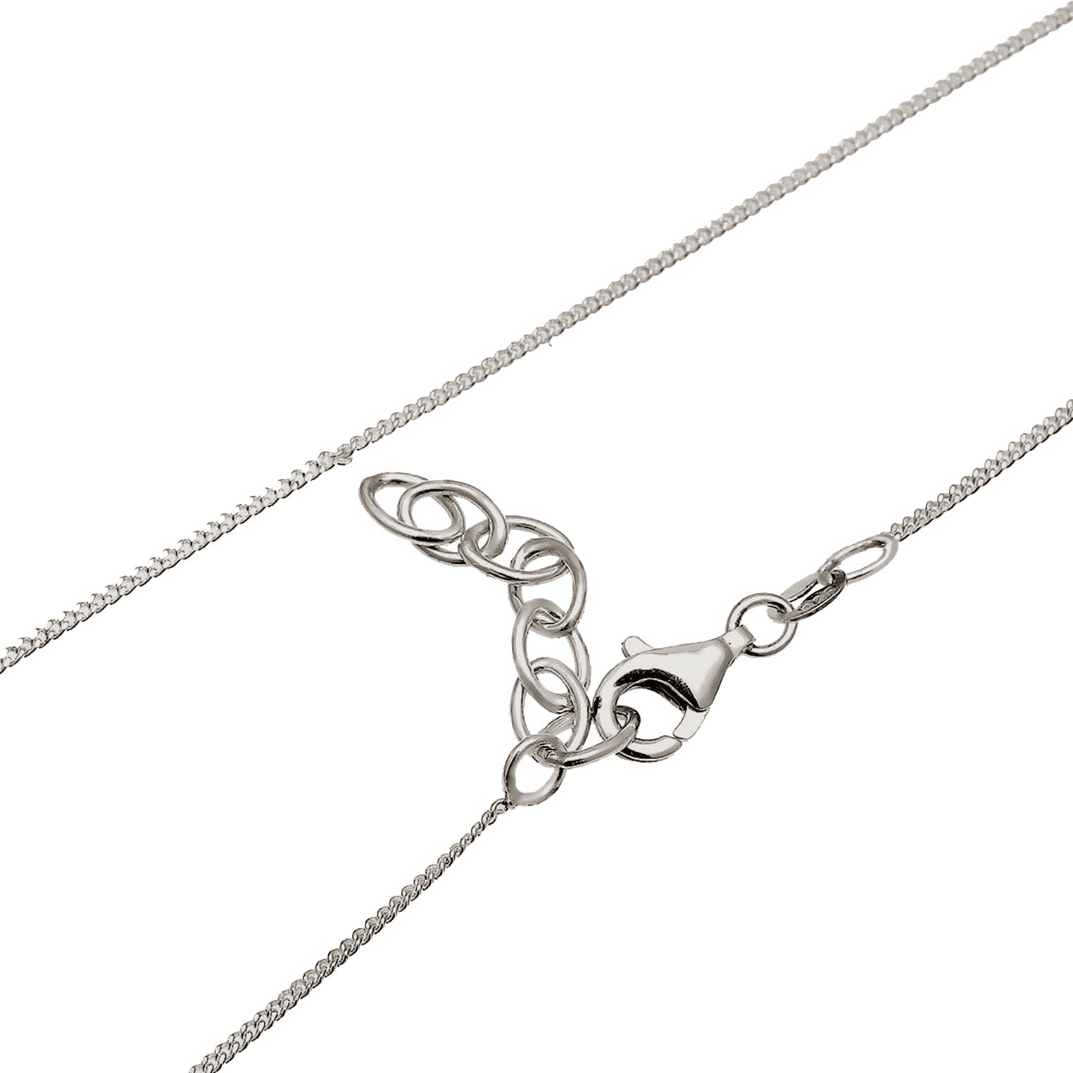 Silber - Elli | Choker mit Anhänger | Mit Kristallen von Swarovski® (Weiß) | 925 Sterling Silber