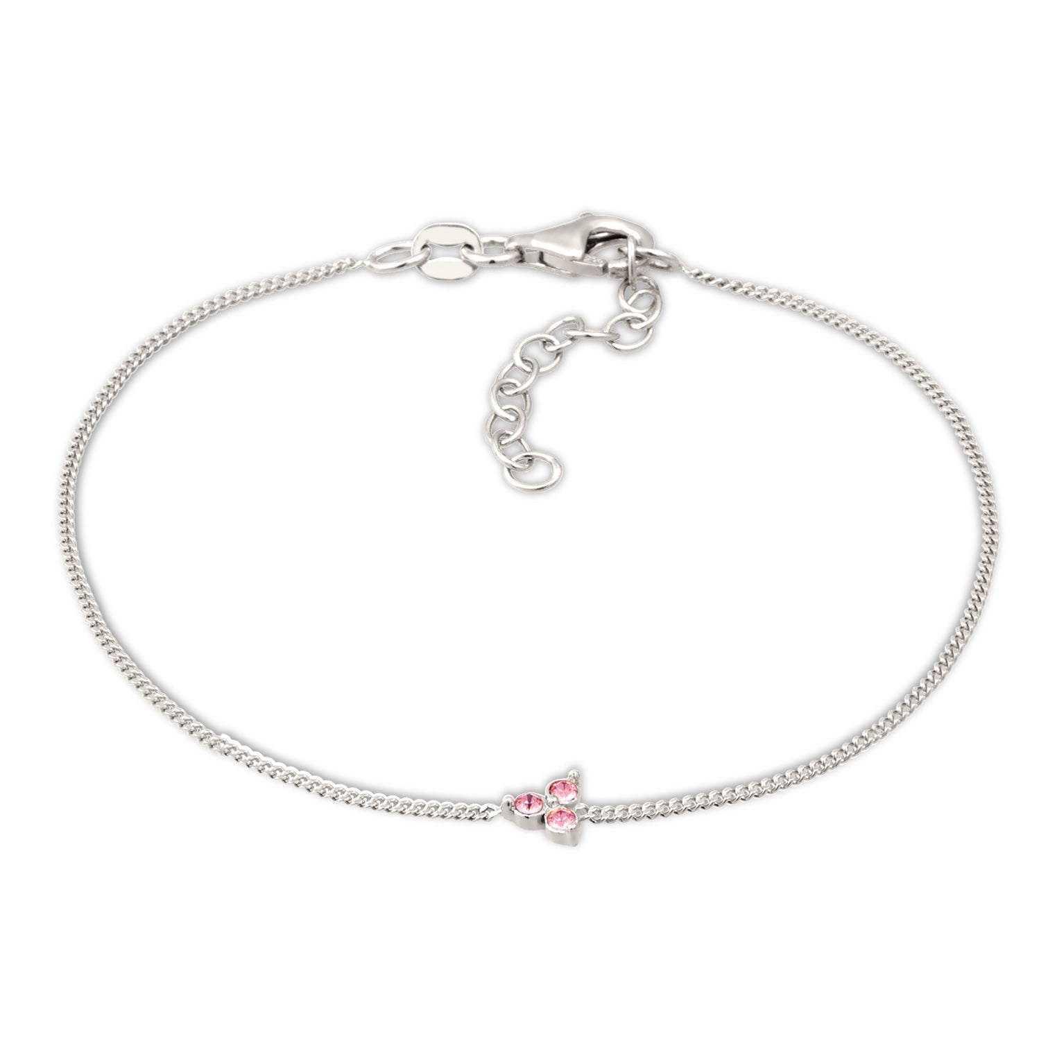 Silber - Elli | Armband | Mit Kristallen von Swarovski® (Rose) | 925 Sterling Silber