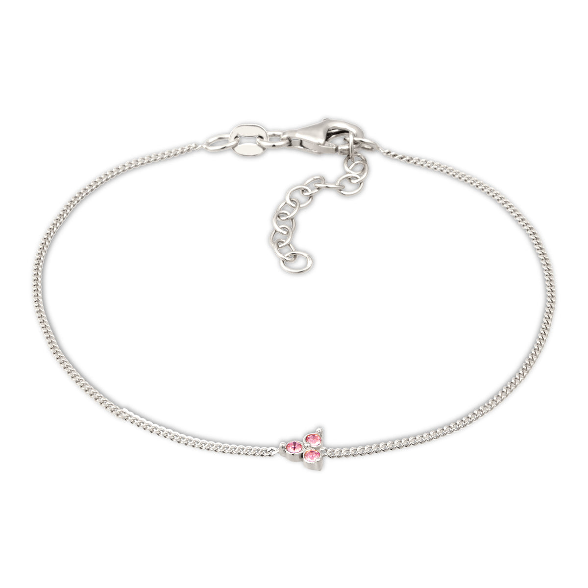Silber - Elli | Armband | Mit Kristallen von Swarovski® (Rose) | 925 Sterling Silber
