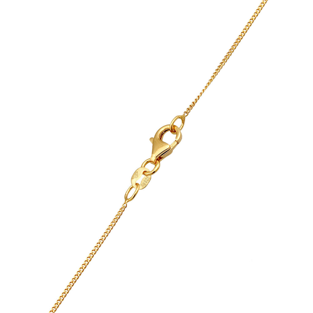 Gold - Elli | Halsketten-Set Herz | 925 Sterling Silber vergoldet