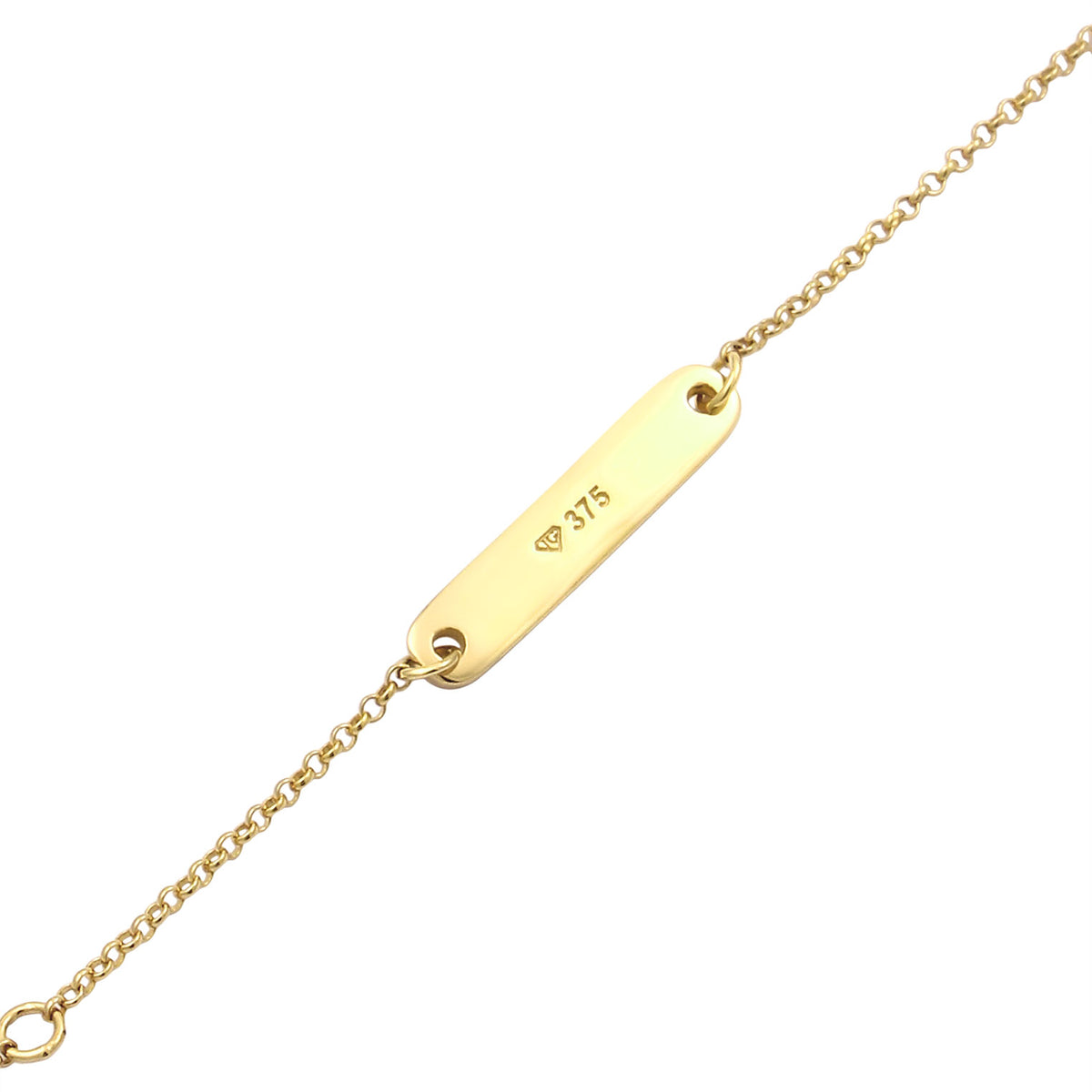 Gold - Elli PREMIUM | Armband Plättchen | 375 Gelbgold