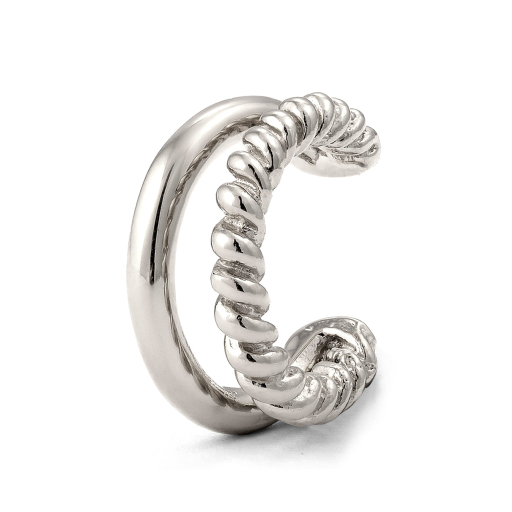 Silber - Elli | Earcuff Twisted |  925 Sterling Silber