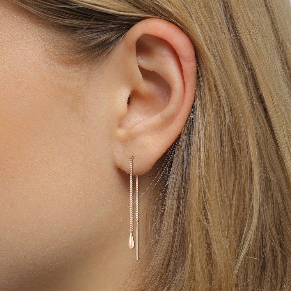 Ohrhänger Chain Tropfen