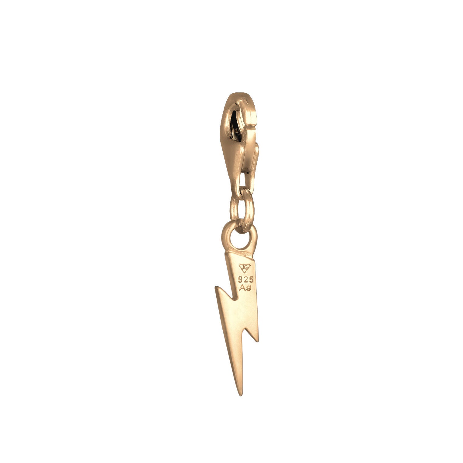 Gold - Elli | Charm | Blitz | 925 Sterling Silber vergoldet