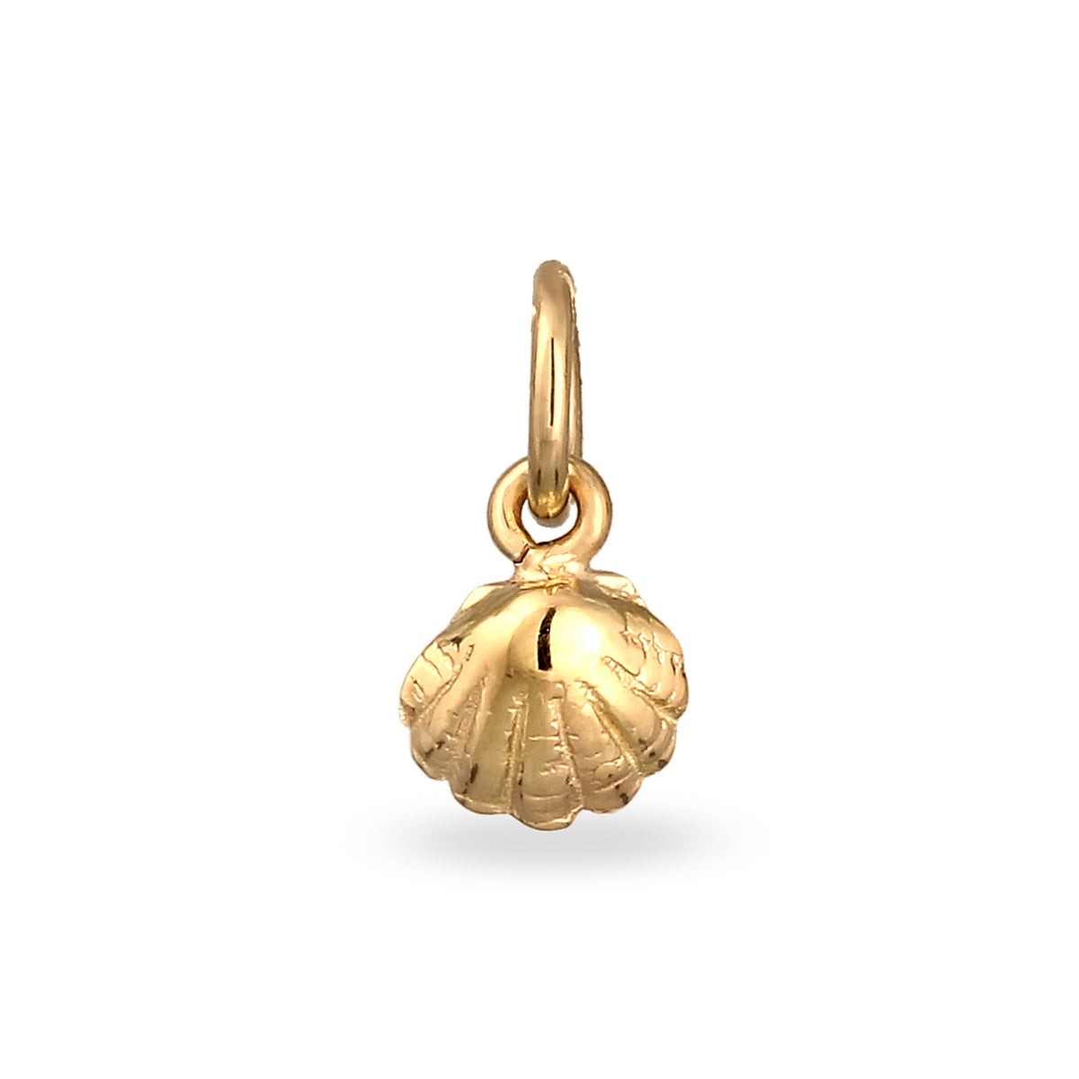 Gold - Elli | Anhänger Muschel | 925 Sterling Silber vergoldet