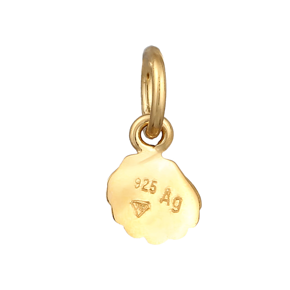 Gold - Elli | Anhänger Muschel | 925 Sterling Silber vergoldet