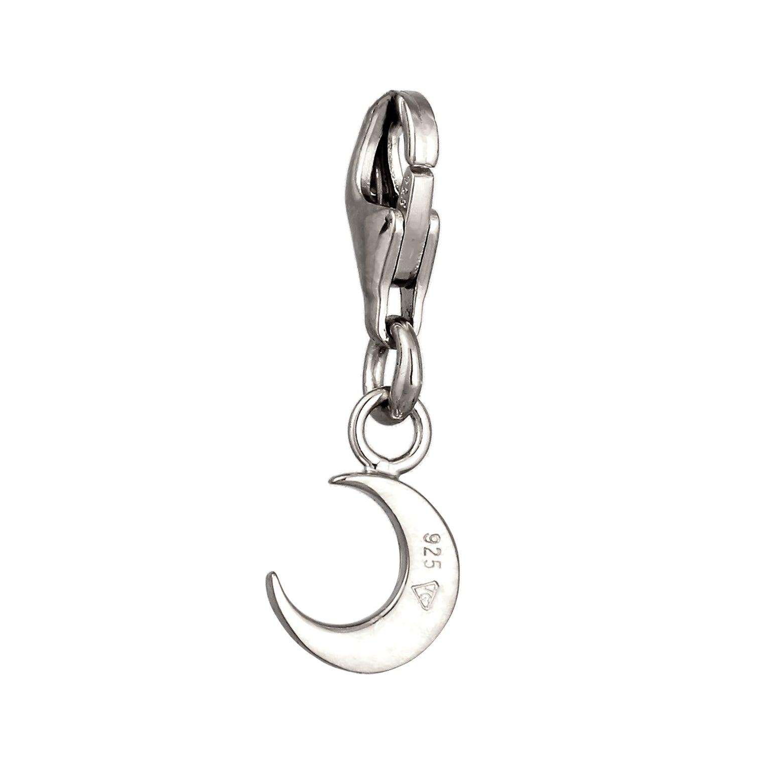 Silber - Elli | Charm Halbmond | 925 Sterling Silber