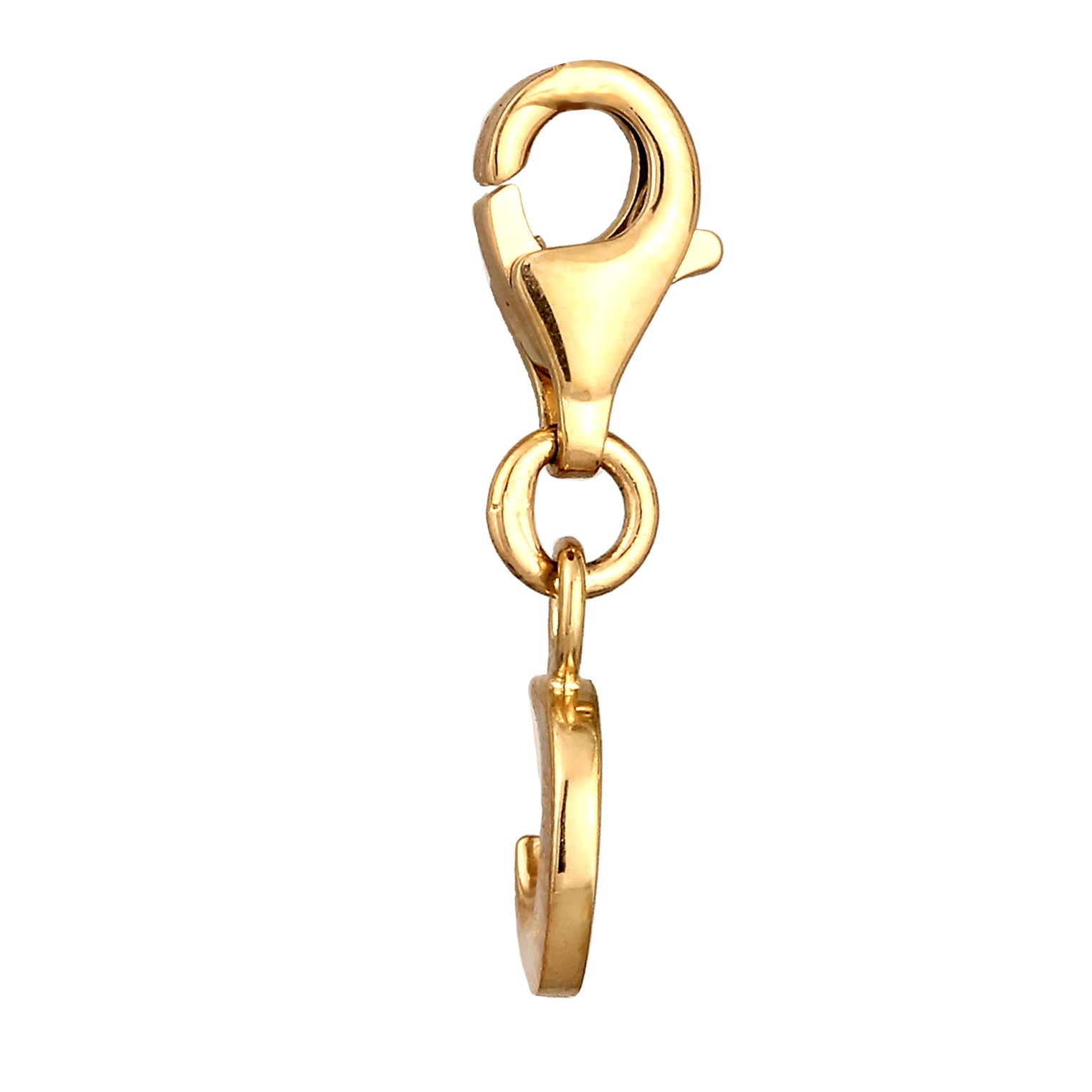 Gold - Elli | Charm Halbmond | 925 Sterling Silber vergoldet